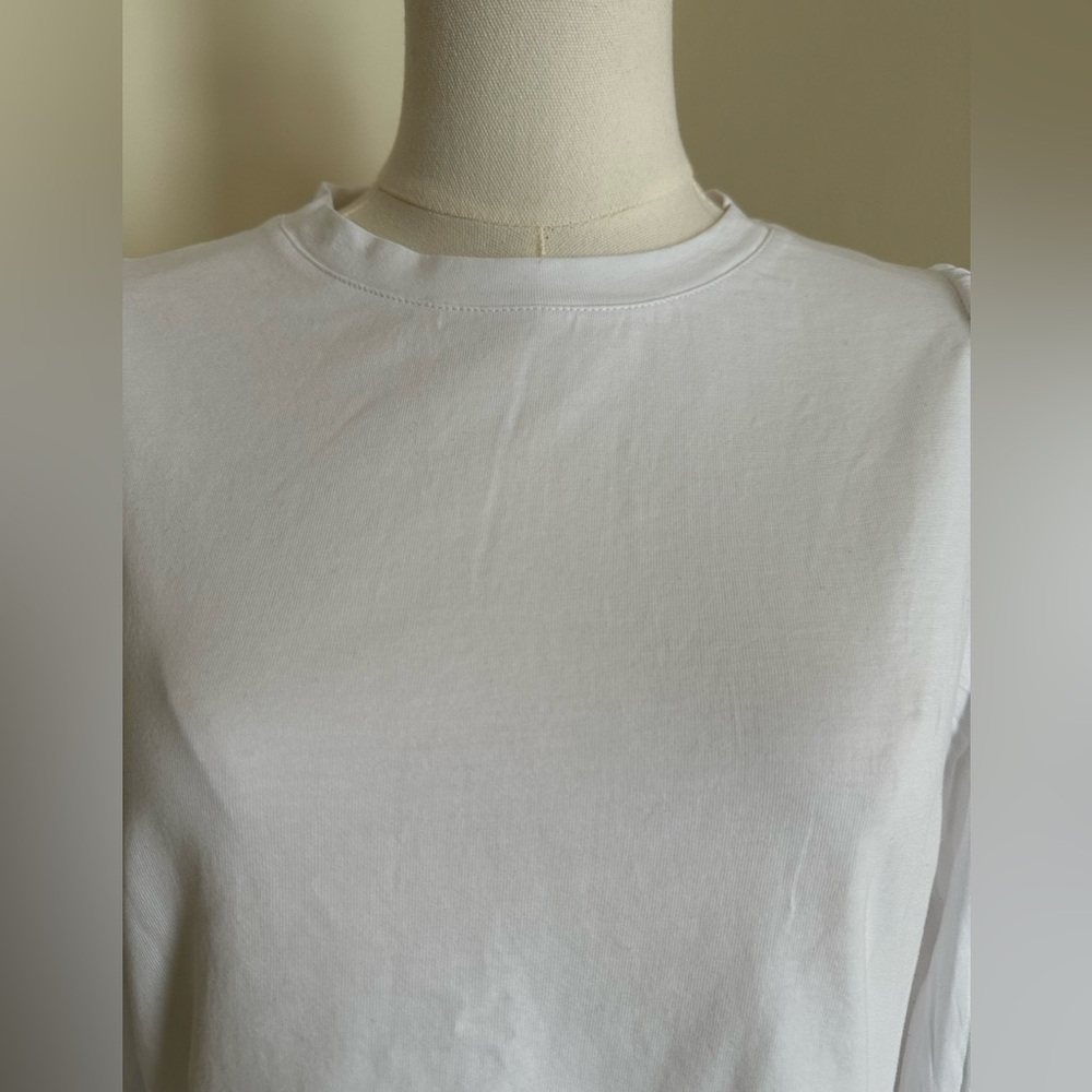 NWT Madewell Puff Sleeve Knit Top- Medium - Picture 3 of 8